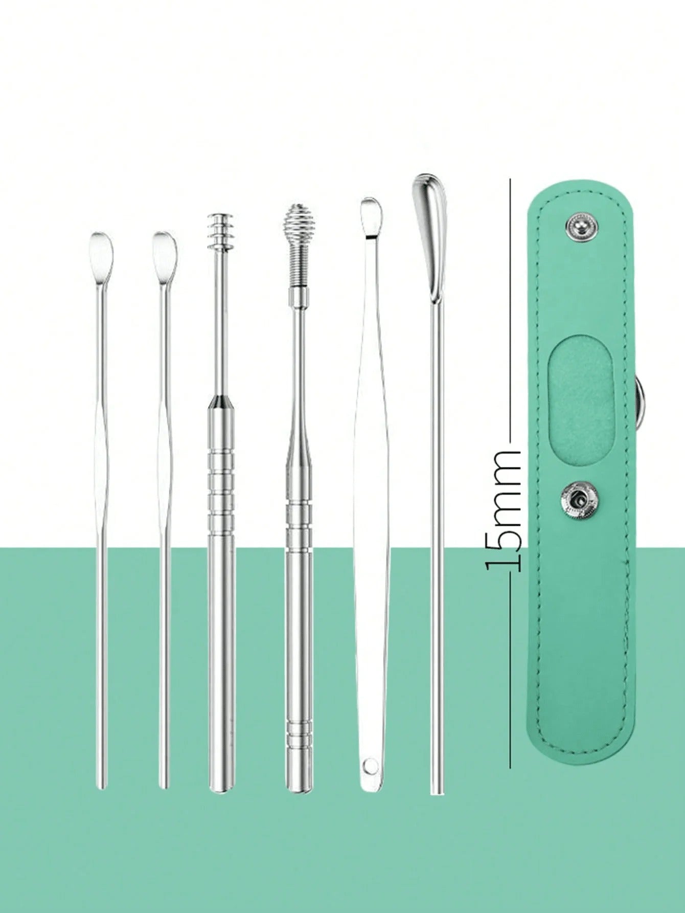 Ear Cleaning Tool Pick Kit + storage bag.
