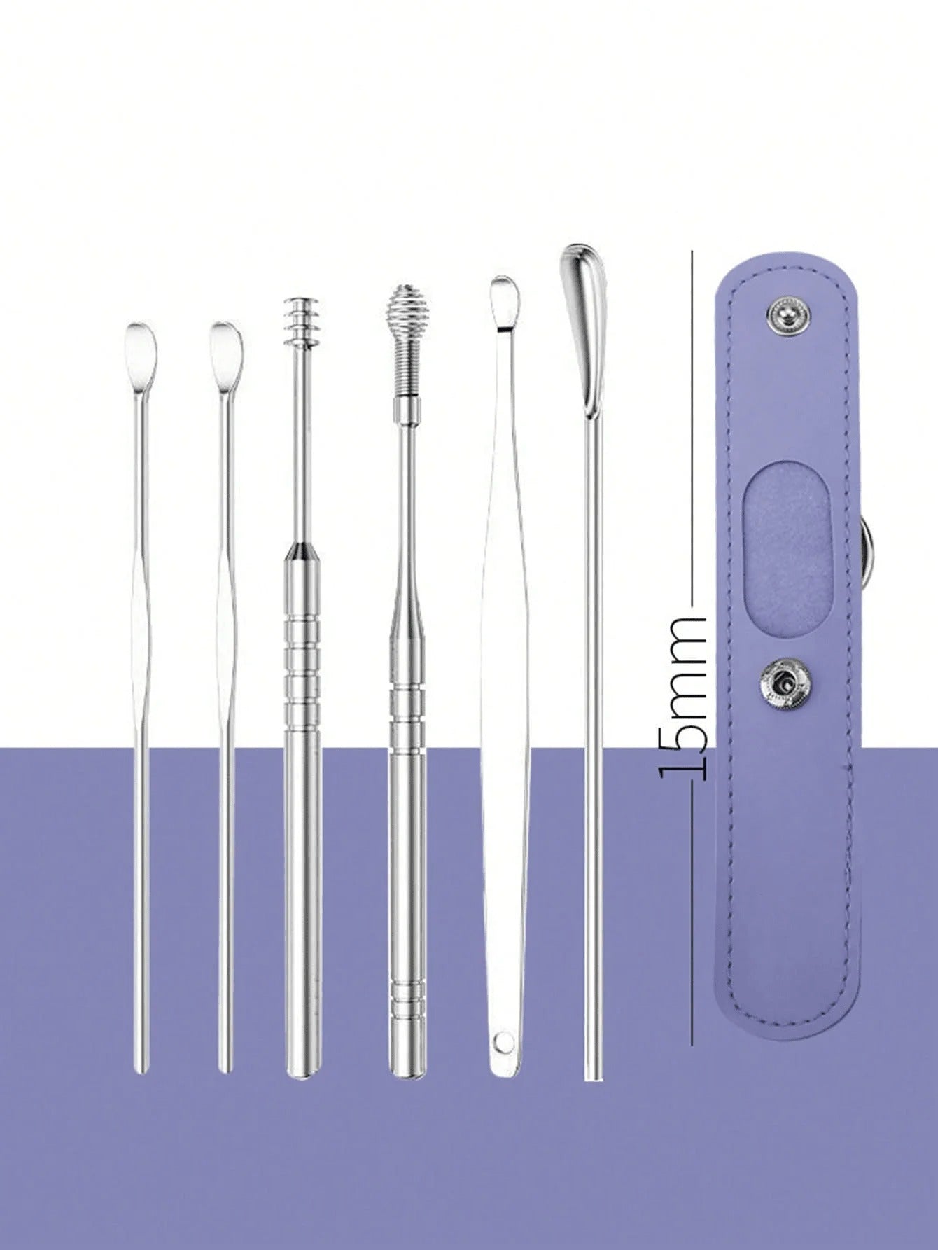 Ear Cleaning Tool Pick Kit + storage bag.