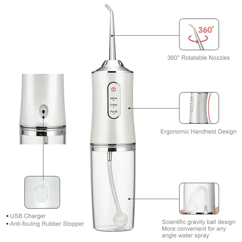 Portable Electric Water Oral Flosser